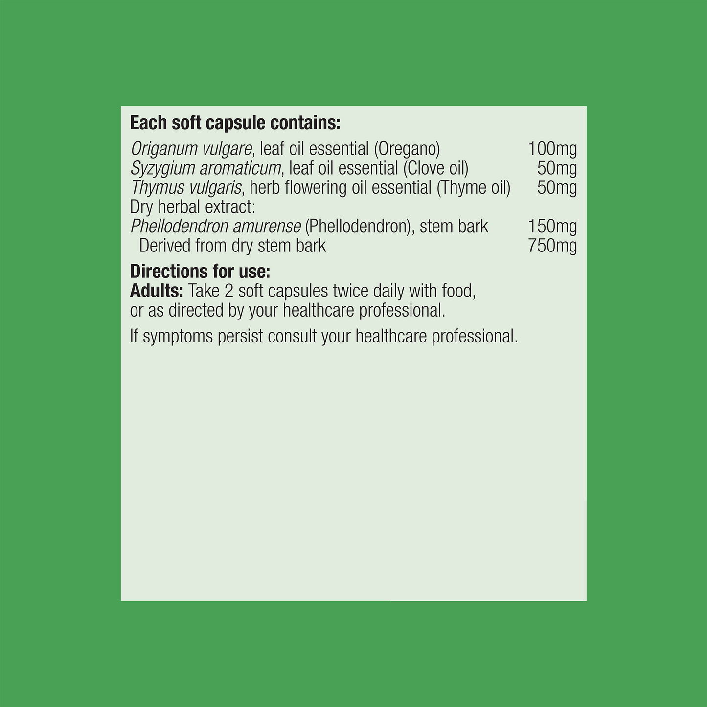 Bactrex 60 Soft Capsules