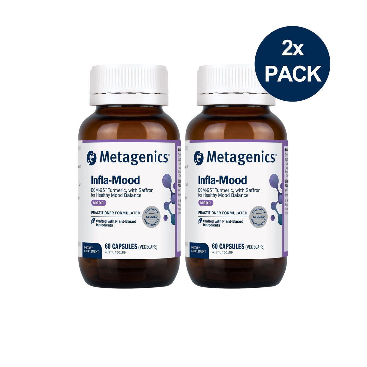 Infla-Mood 60 Capsules 2 Pack
