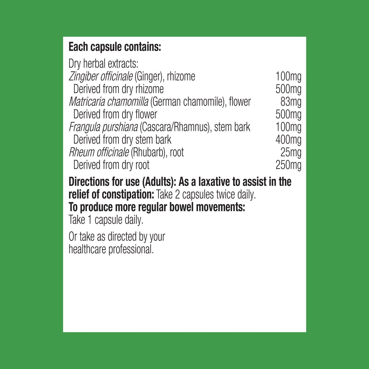 Laxatone 30 Capsules