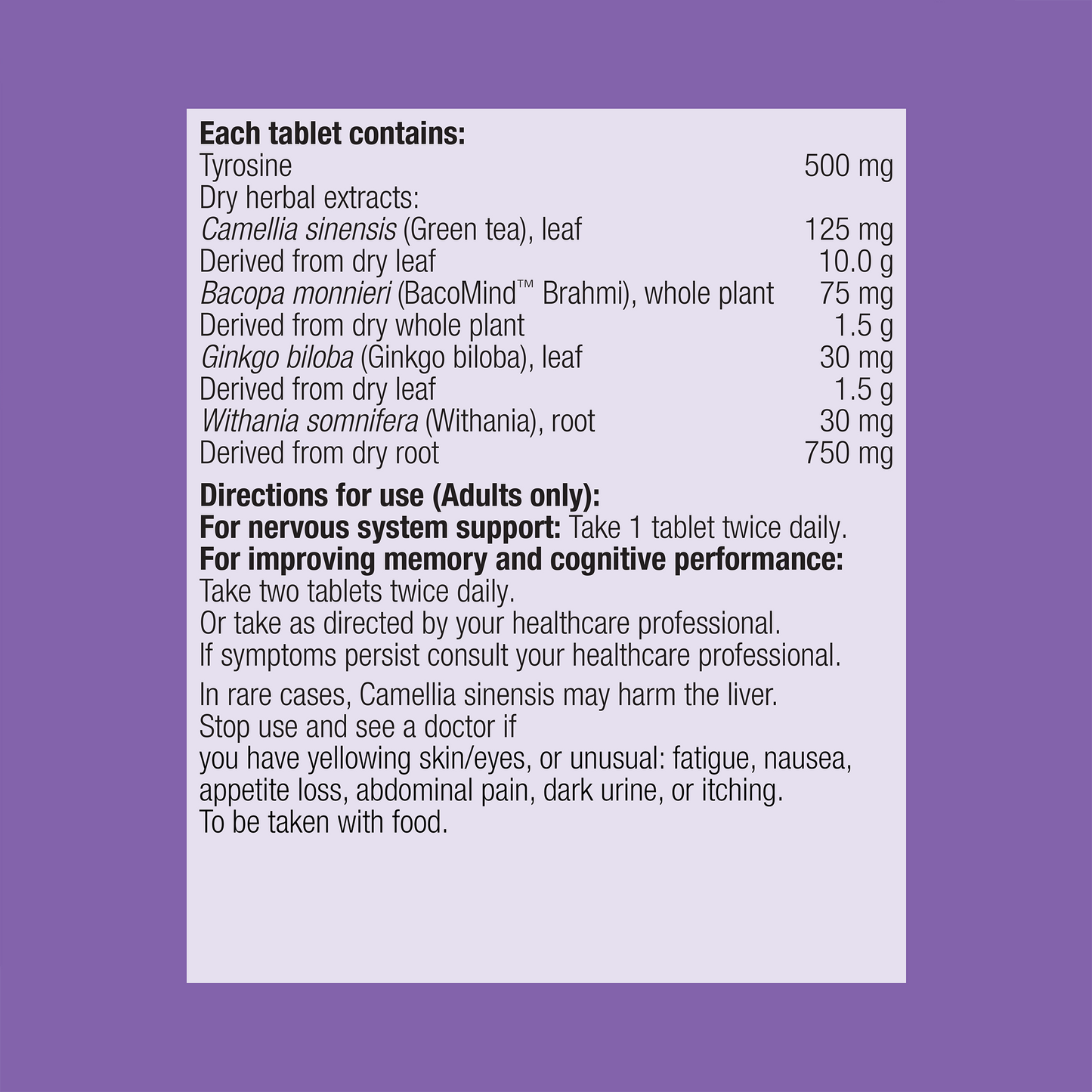 MetaFocus with Brahmi 60 Tablets