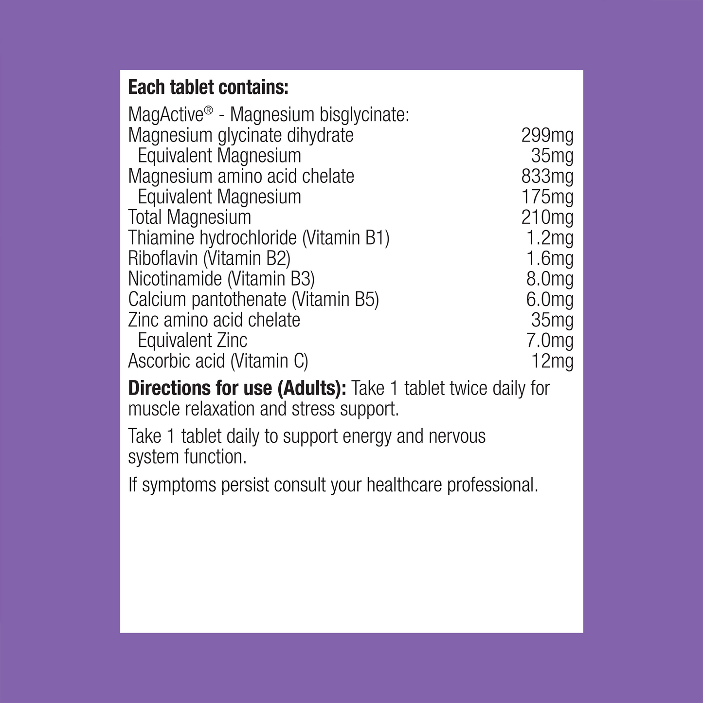 Metagenics MetaRelax Daily 30 Tablets