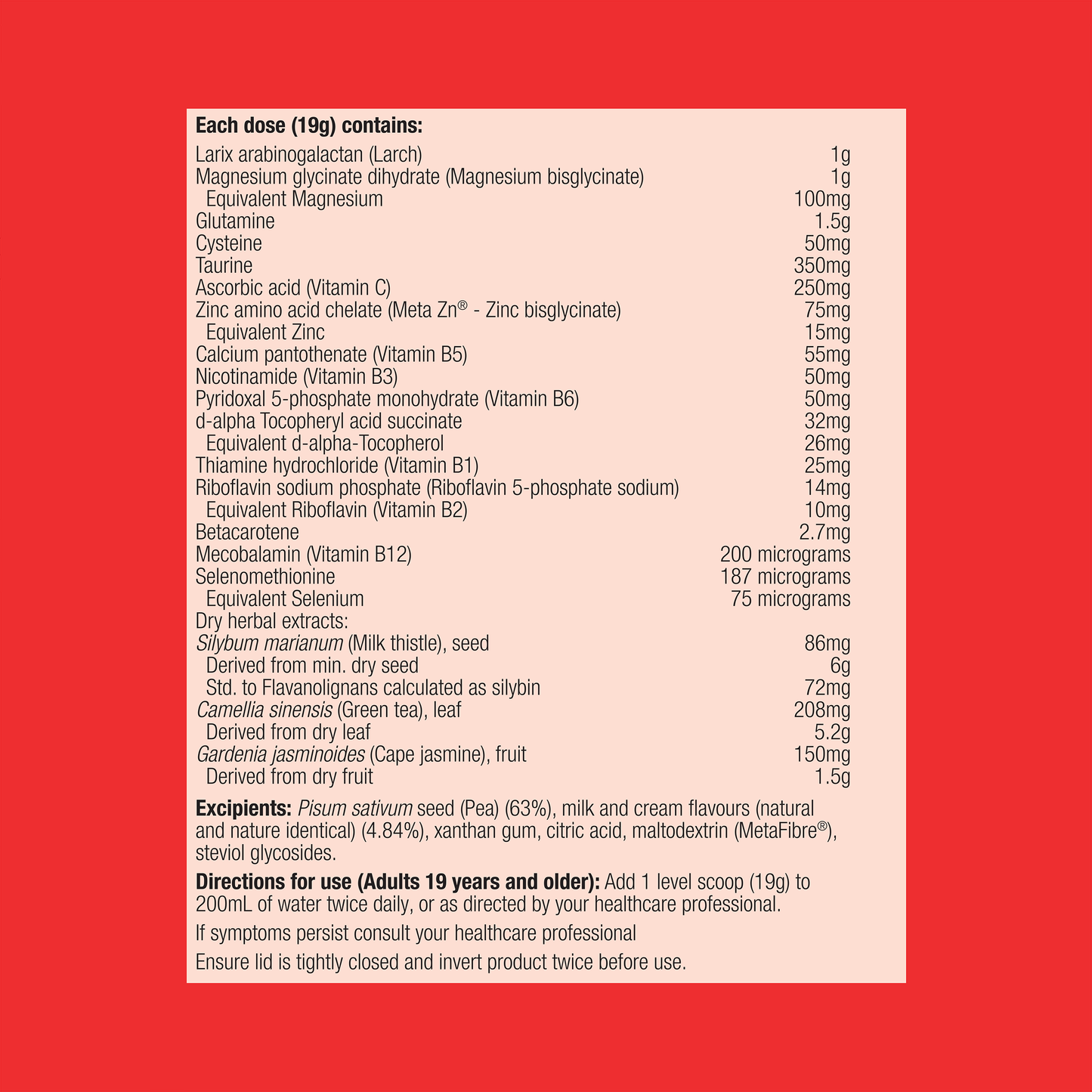 Metagenics Thermophase Detox Essentials Vanilla 532g Powder