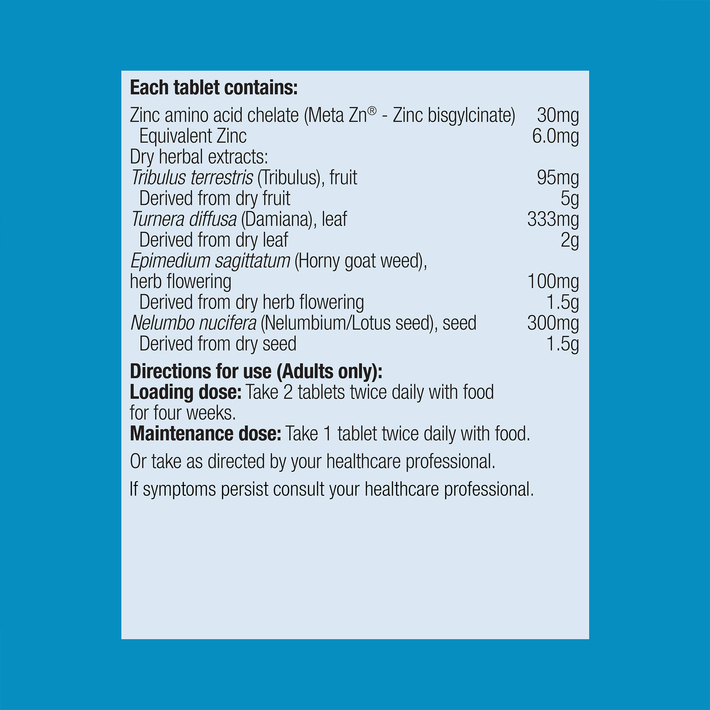Tribulus Synergy T-Lift 60 Tablets