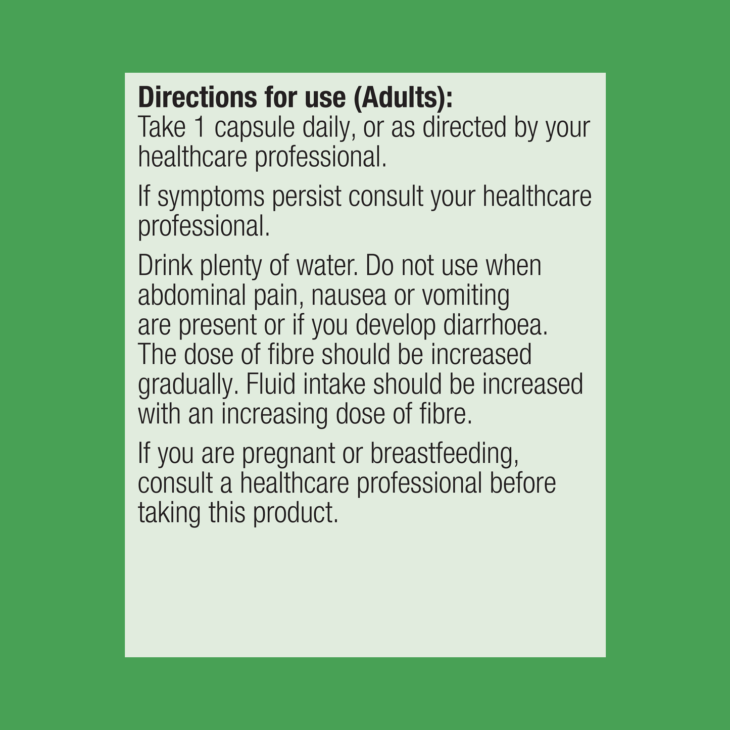 Metagenics UltraFlora Triple Action Biotic 30 Capsules Ingredients Label