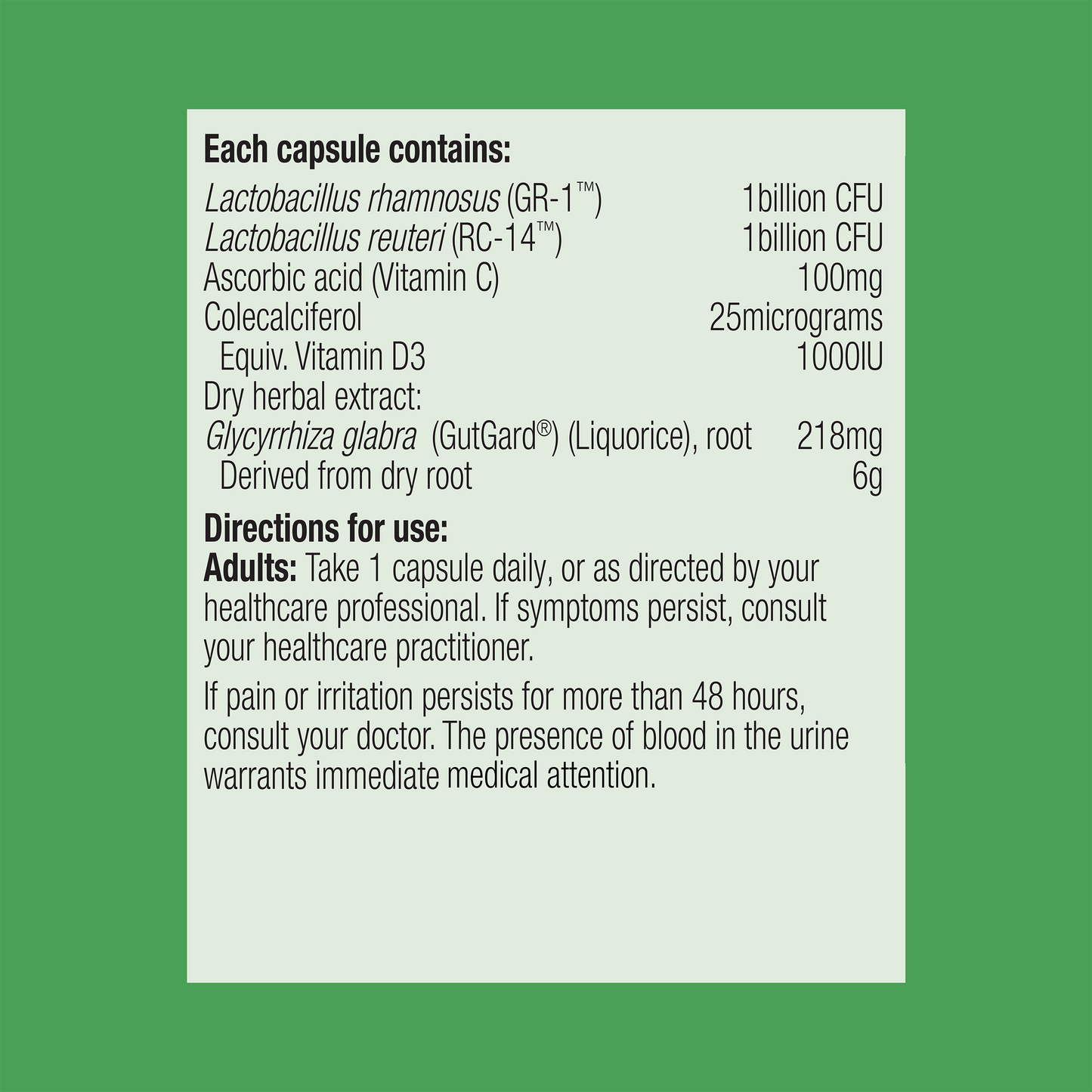 UltraFlora Women's Probiotic 30 Capsules