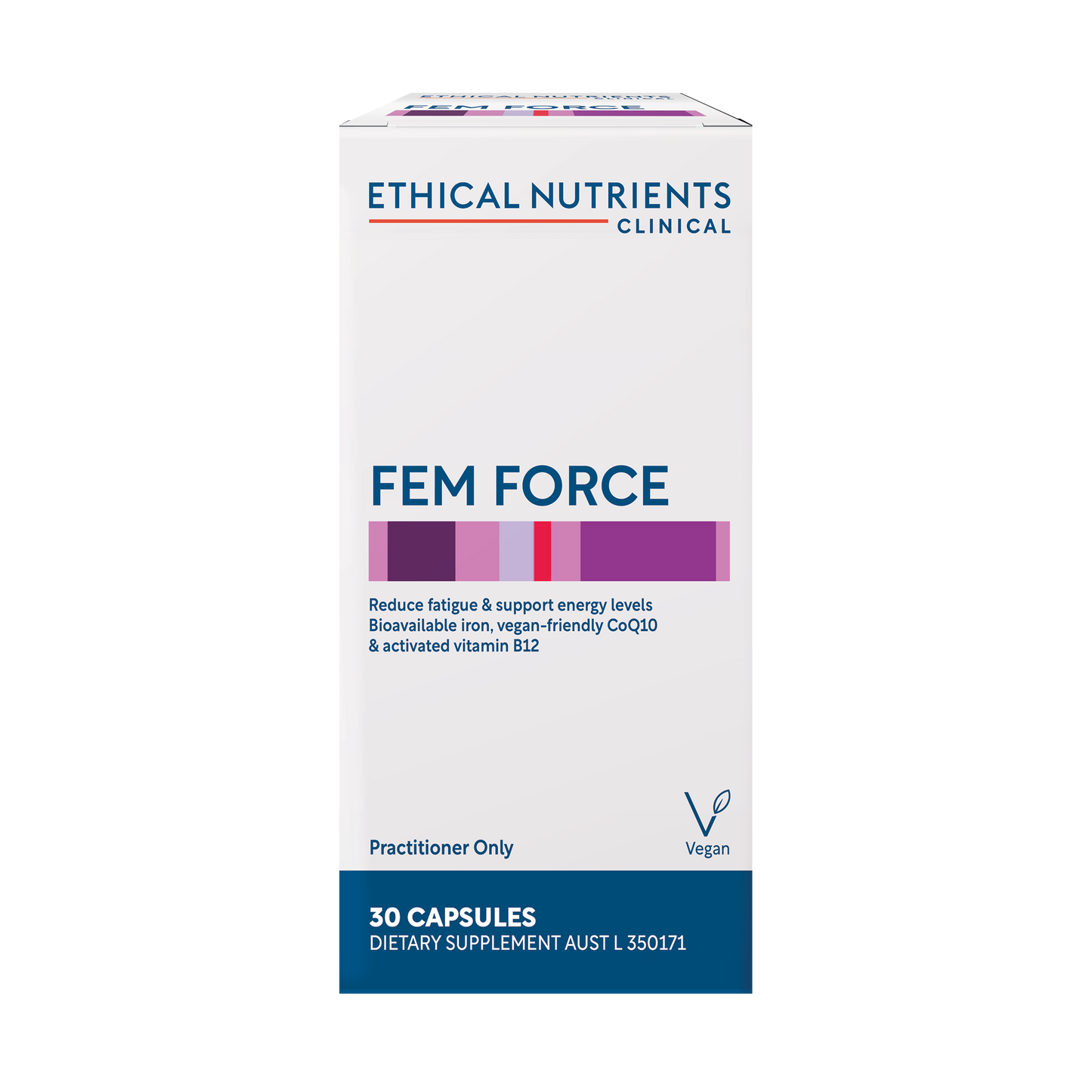 Ethical Nutrients Clinical Fem Force 30 Capsules Carton