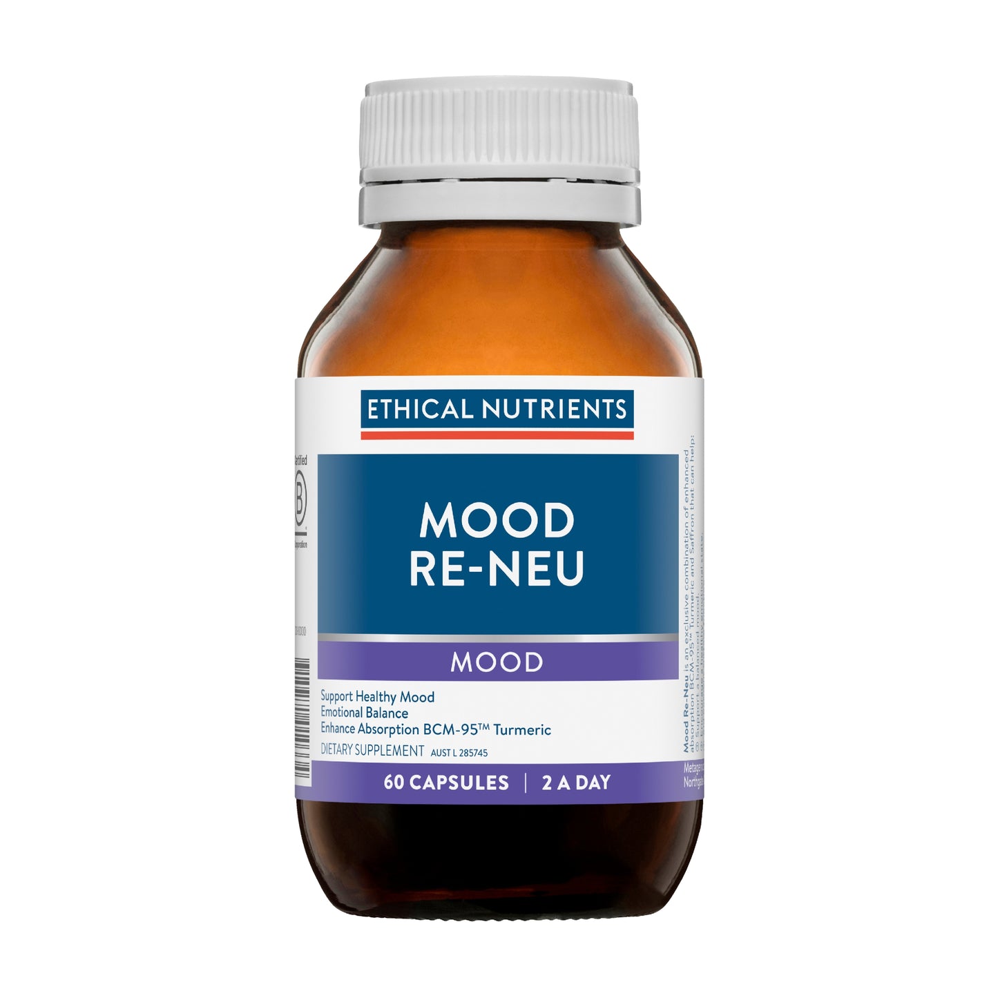 Ethical Nutrients Mood Re-Neu 60 Capsules
