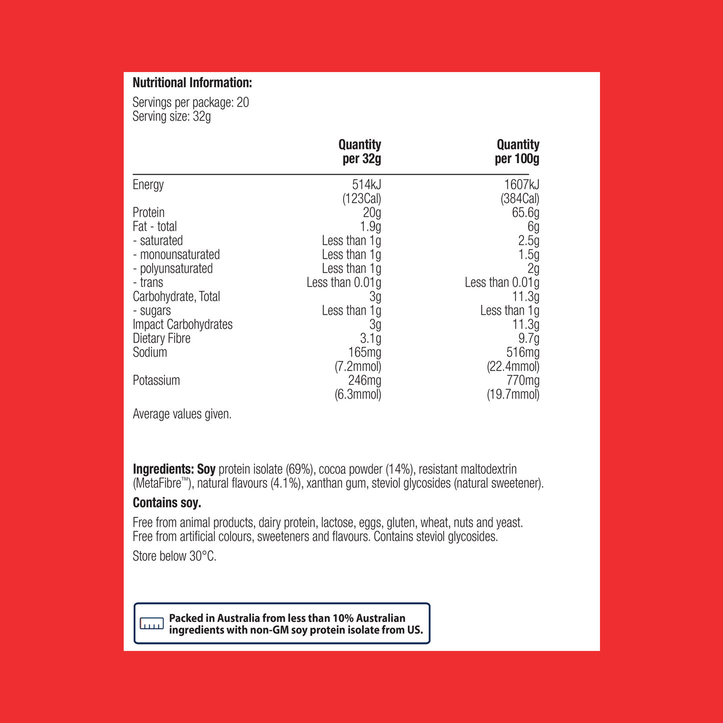 Shake It Dairy Free Body Composition Shake 640g Powder