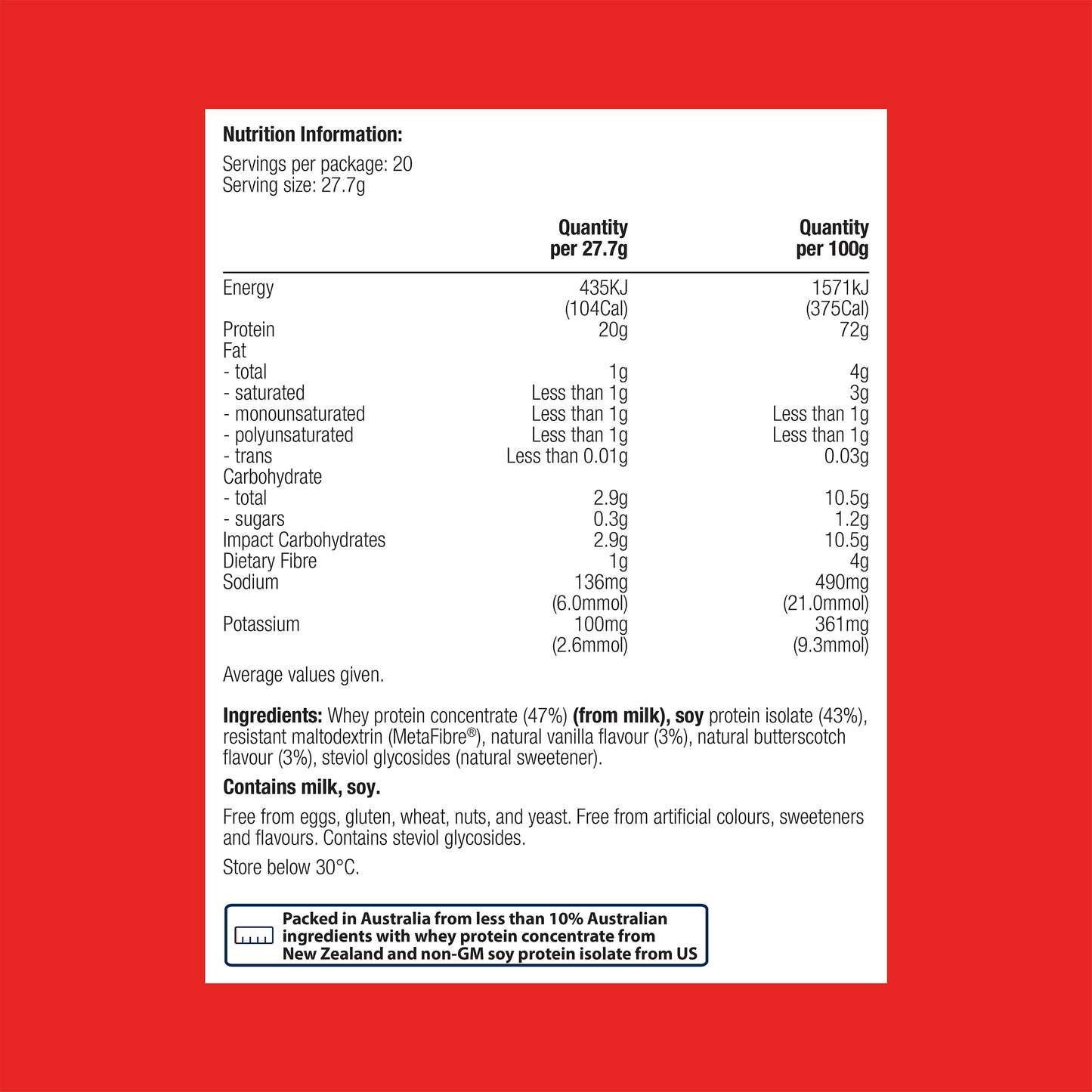 Shake It Body Composition Shake 554g Powder