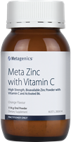 Meta Zinc with Vitamin C Orange flavour 114 g oral powder 