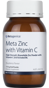 Meta Zinc with Vitamin C Raspberry 114 g