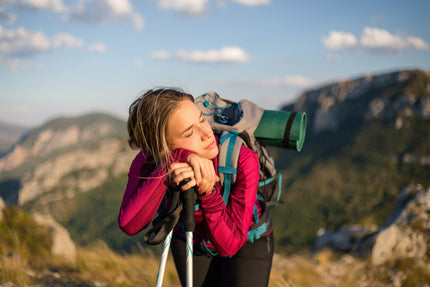 Fatigued woman with low iron levels