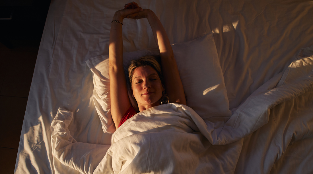 Woman in bed 