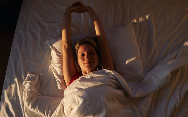 Woman in bed 
