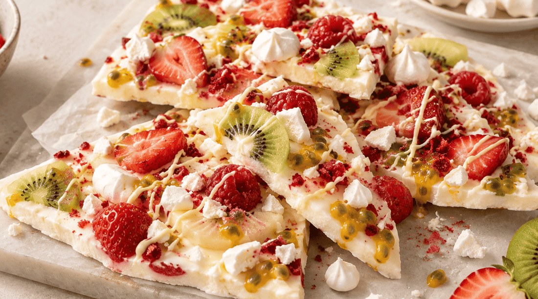 Christmas Pavlova Yoghurt Bark