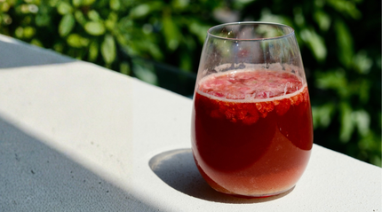 Raspberry flavoured Christmas punch