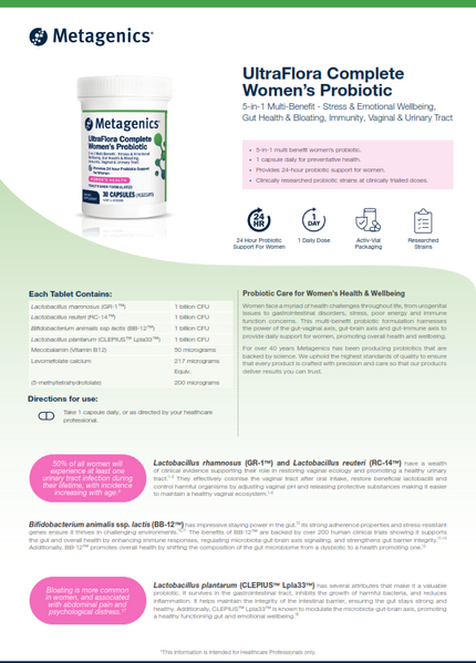 UltraFlora Complete Women's Probiotic Detailer