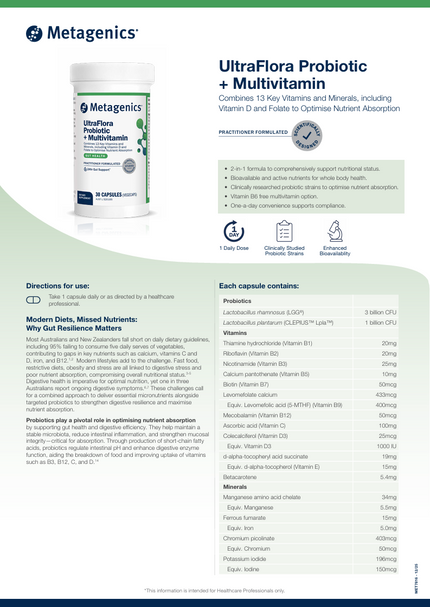 UltraFlora Probiotic + Multivitamin