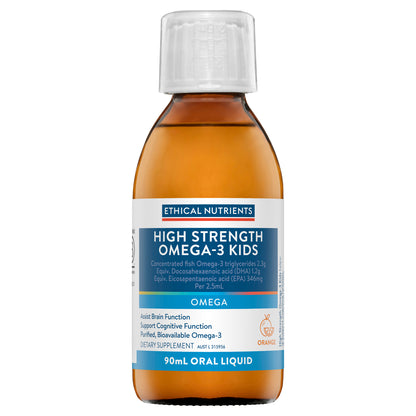High Strength Omega-3 Kids Orange 90ml Liquid