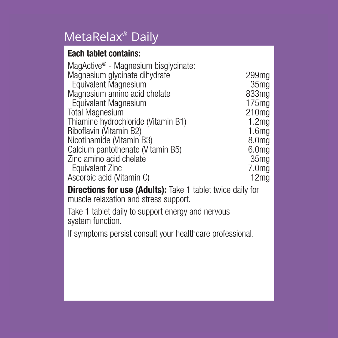 MetaRelax Daily & Recharge Overnight Stack