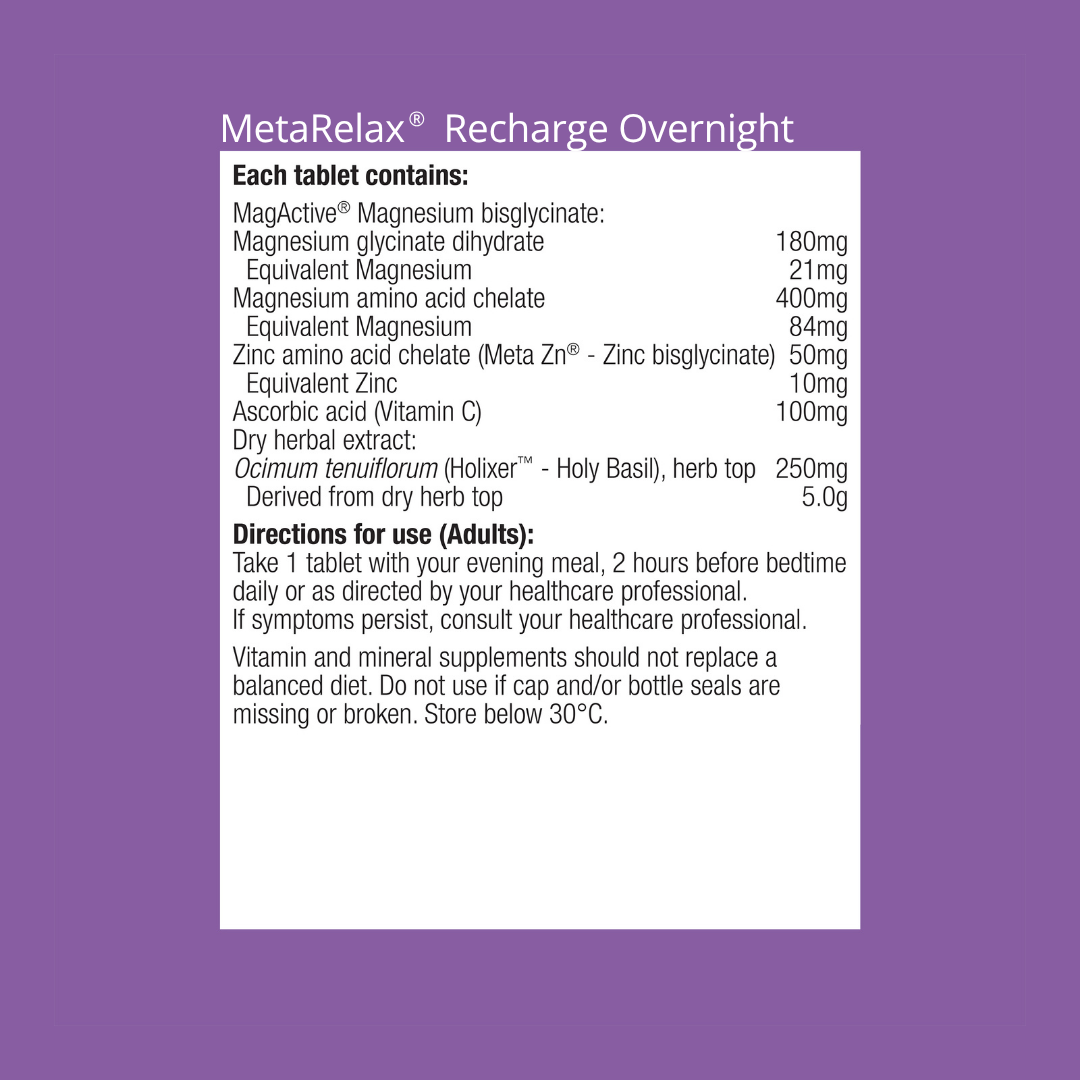 MetaRelax Daily & Recharge Overnight Stack