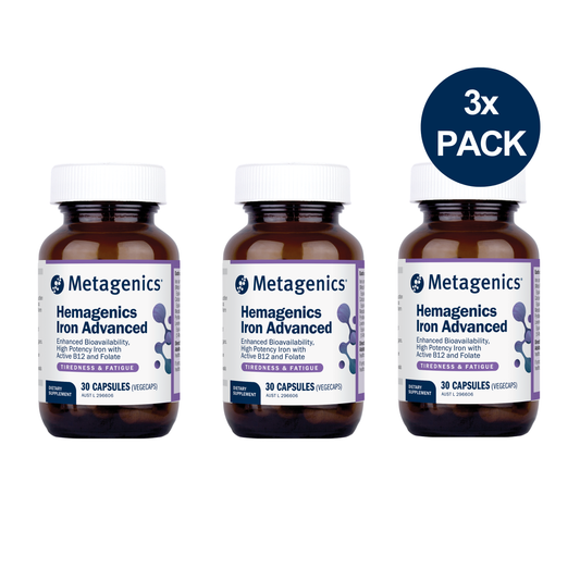 Hemagenics Iron Advanced 30 Capsules 3 Pack