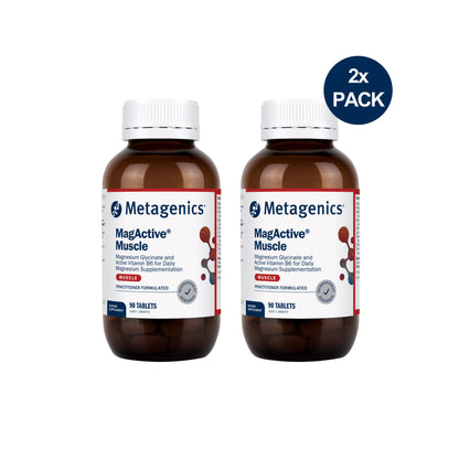 MagActive Muscle Magnesium 90 Tablets 2-Pack