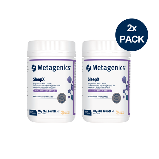 SleepX Magnesium 114g Powder 2 Pack