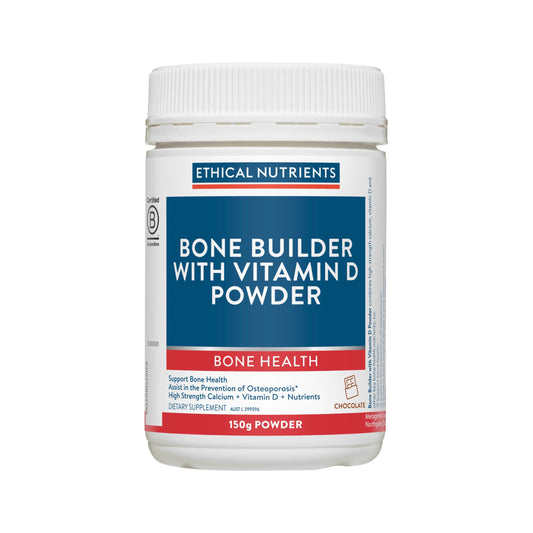 Ethical Nutrients Bone Builder with Vitamin D Chocolate 150g Powder