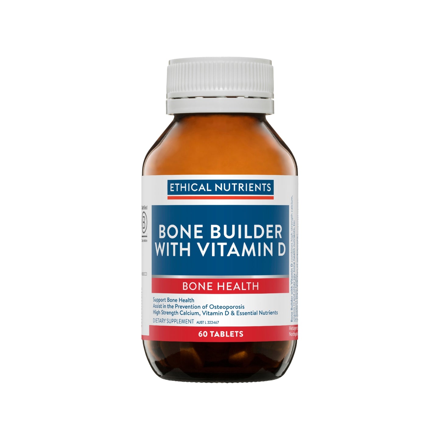 Ethical Nutrients Bone Builder with Vitamin D 60 Tablets