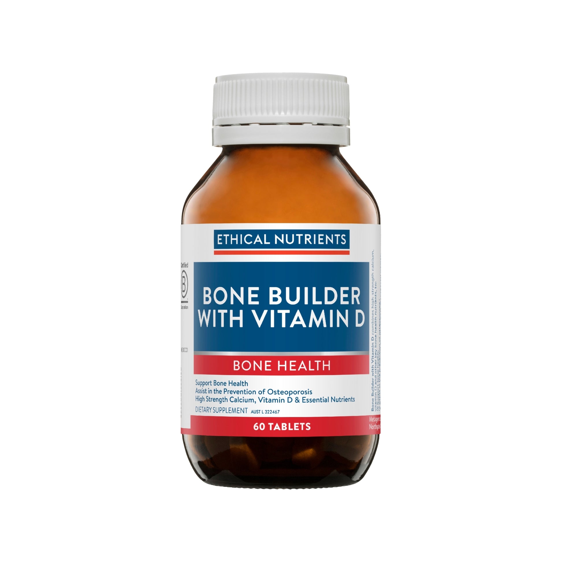 Ethical Nutrients Bone Builder with Vitamin D 60 Tablets