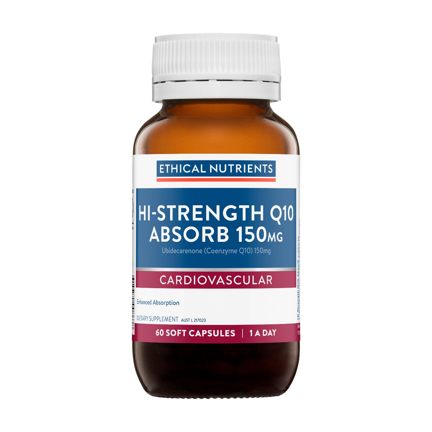 Ethical Nutrients Hi-Strength Q10 Absorb 150 mg 60 Soft Capsules