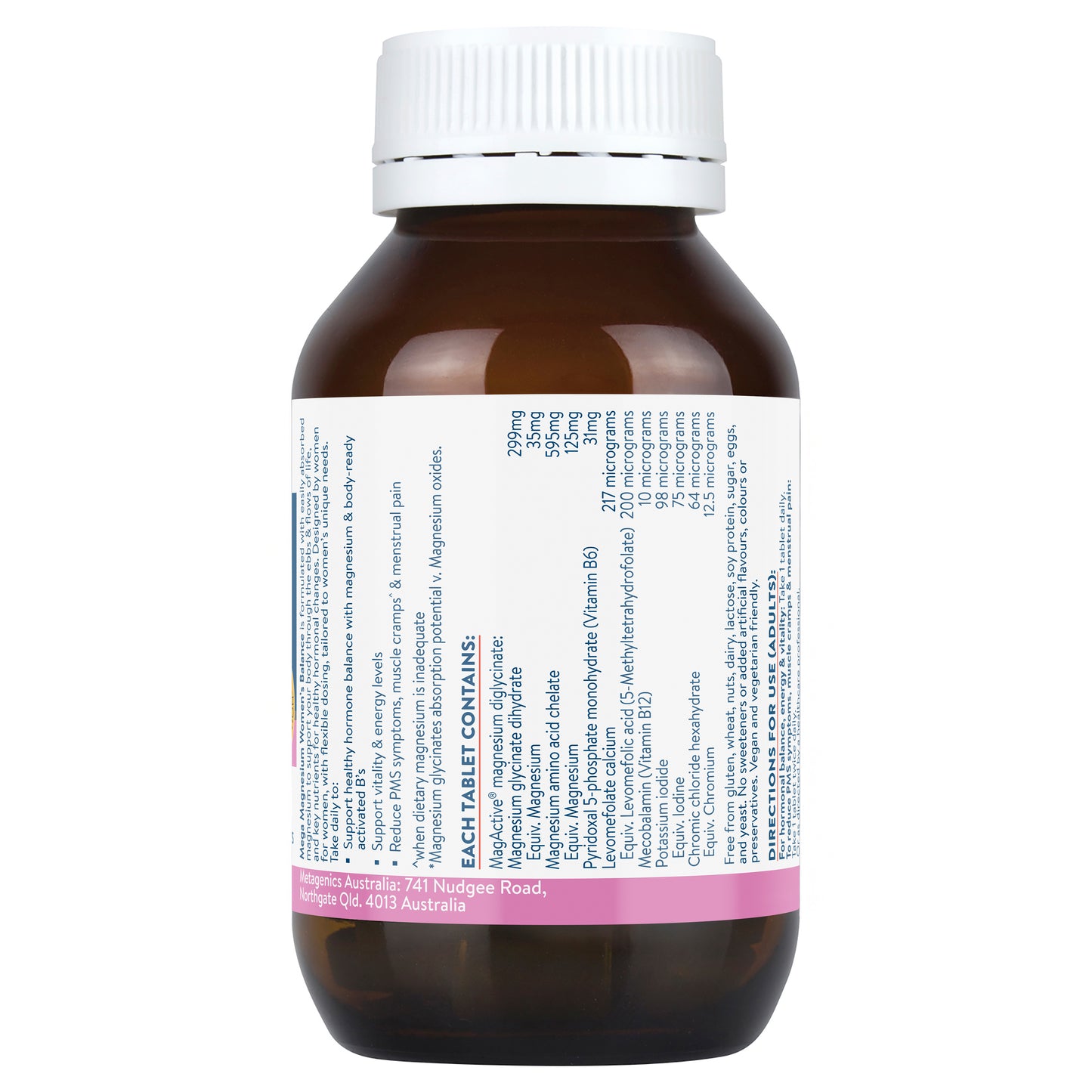 Ethical Nutrients Mega Magnesium Women's Balance 60 Tablets #size_60 tablets