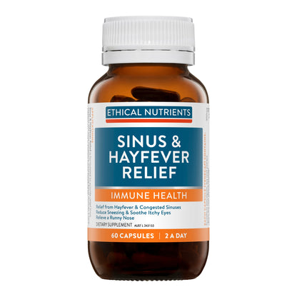 Ethical Nutrients Sinus & Hayfever Relief 60 Capsules