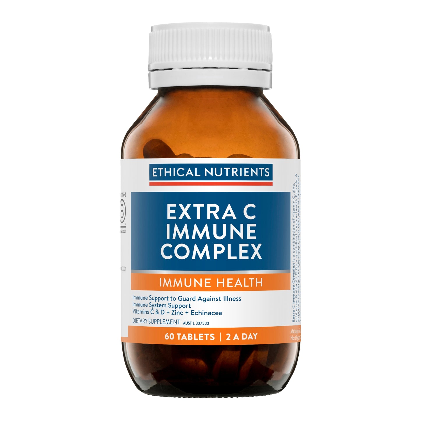 Ethical Nutrients Extra C Immune Complex 60 Tablets