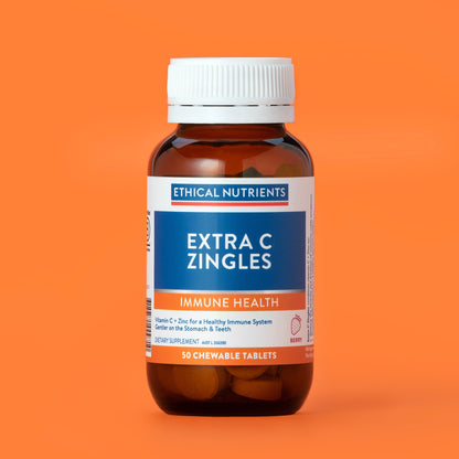 Ethical Nutrients Extra C Zingles Berry 50 Tablets