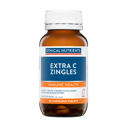 Ethical Nutrients Extra C Zingles Berry 50 Tablets