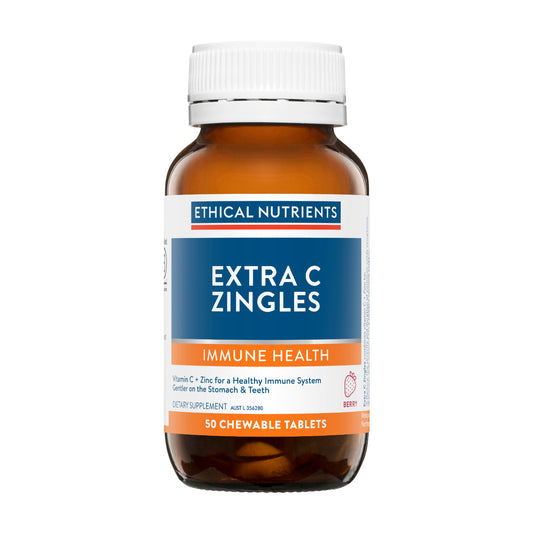 Ethical Nutrients Extra C Zingles Berry 50 Tablets
