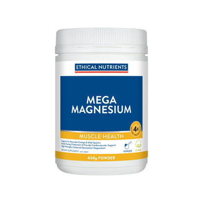 Mega Magnesium Citrus 450g Powder