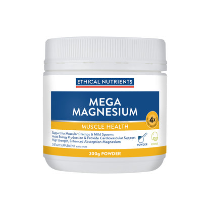 Mega Magnesium Citrus 200g Powder