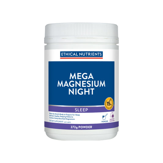 Ethical Nutrients Mega Magnesium Night Mango Passion 272g Powder
