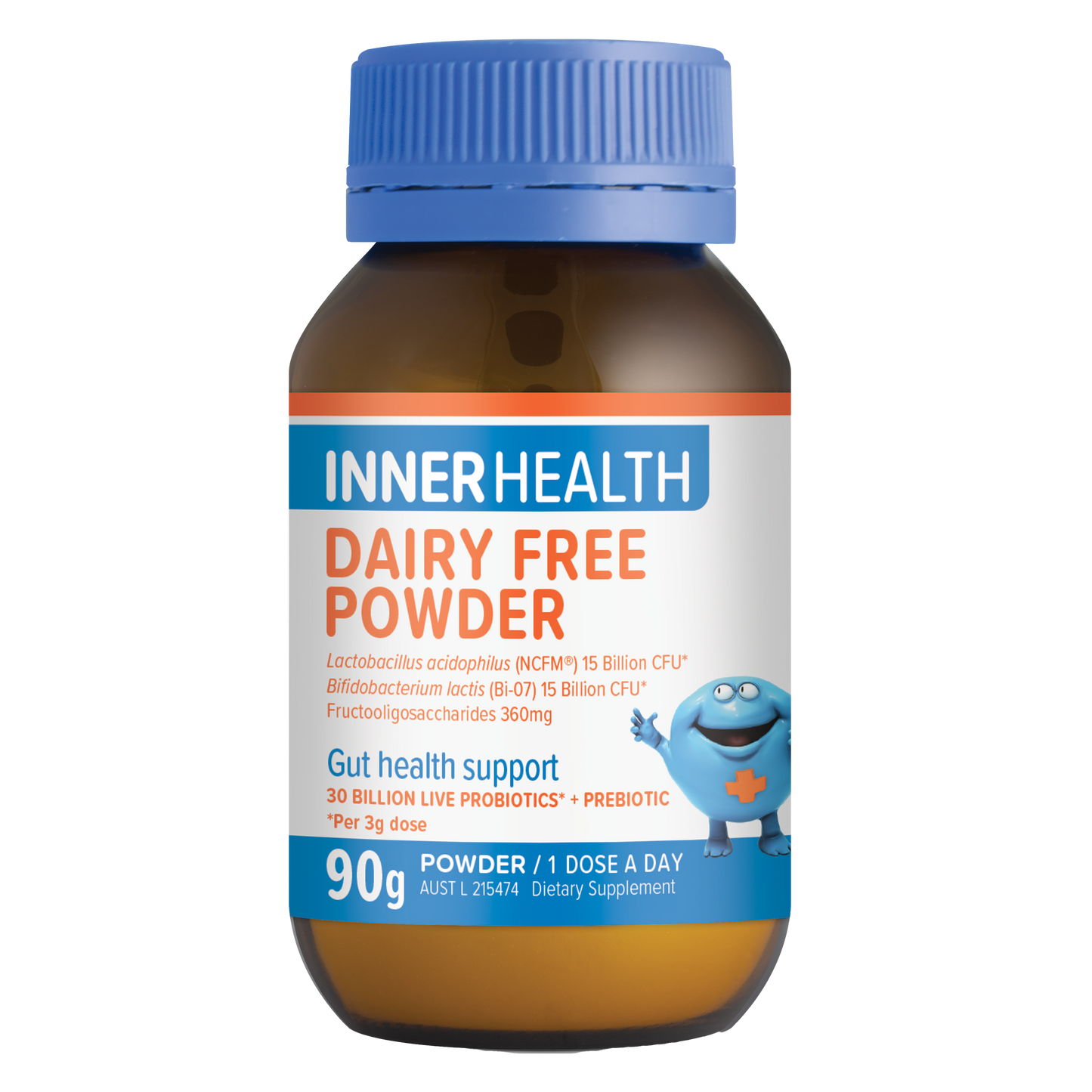 Inner Health Dairy Free Powder Probiotic 90g Powder