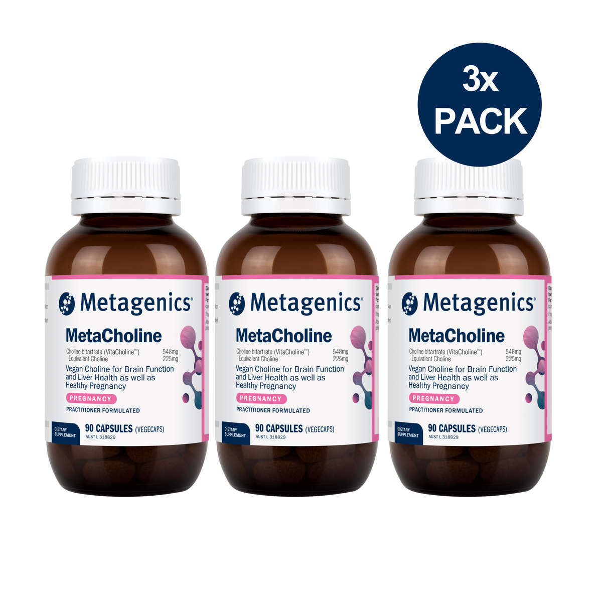 MetaCholine 90 Capsules 3 Pack
