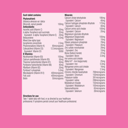 Femme Essentials Multivitamin & Mineral 120 Tablets