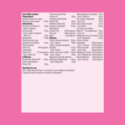 Femme Essentials Multivitamin & Mineral 60 Tablets