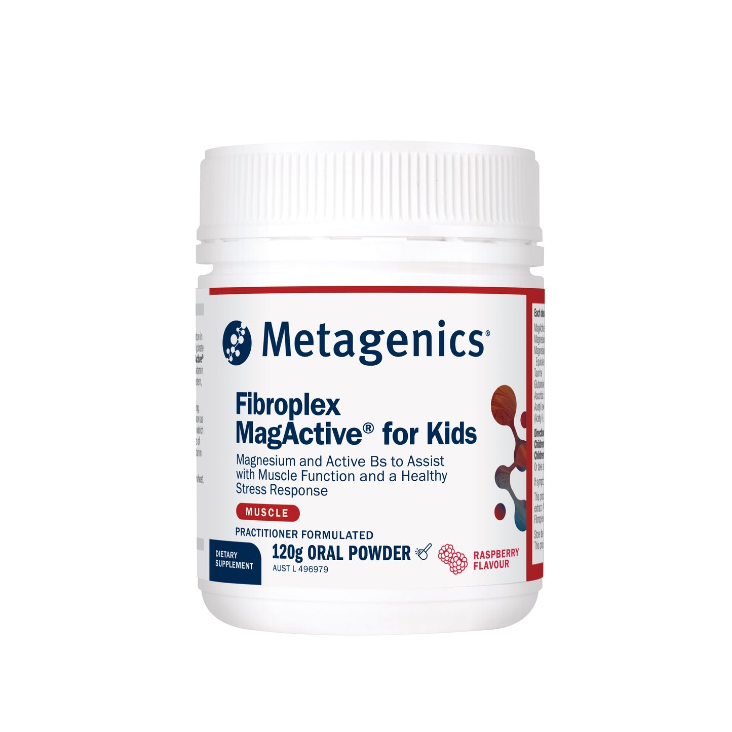 Fibroplex MagActive Kids Raspberry Magnesium Powder 120g