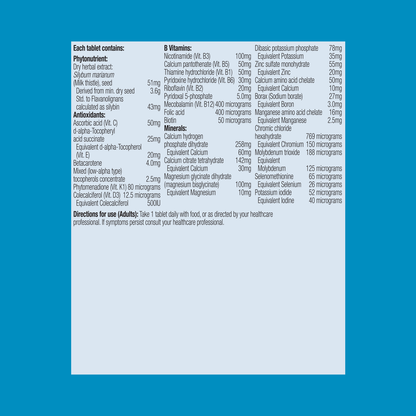 Male Essentials Multivitamin & Mineral 60 Tablets