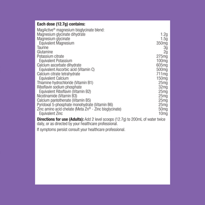 MetaRelax Raspberry Magnesium Powder 241g