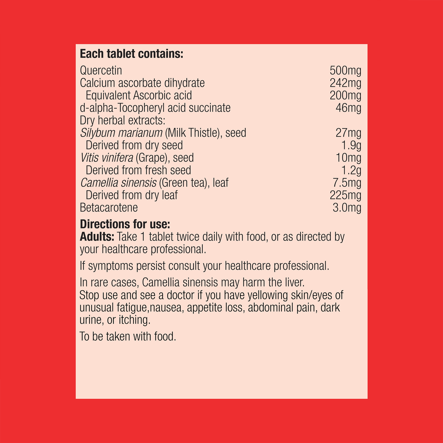 Quercetin Protect 60 Tablets