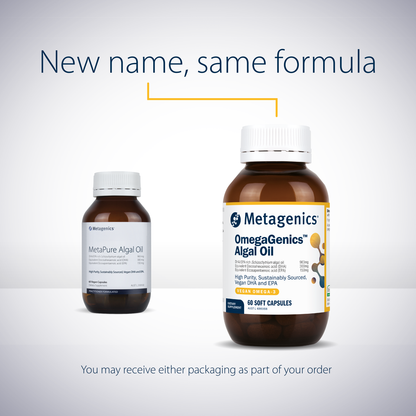 OmegaGenics Algal Oil 60 Soft Capsules